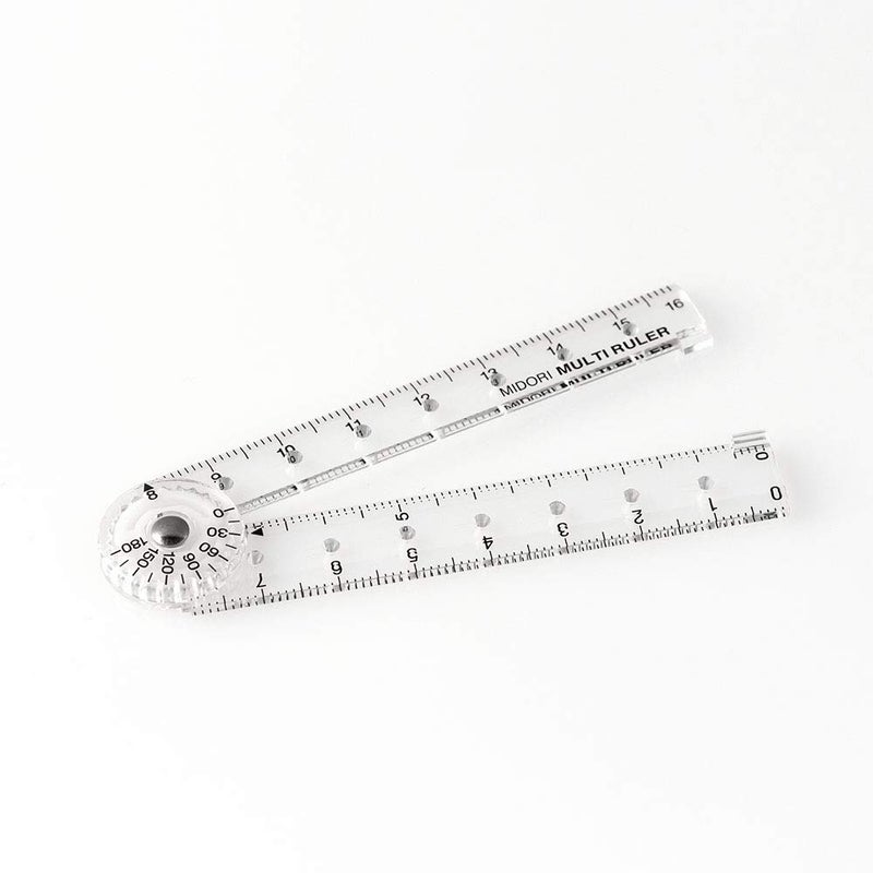 DESIGNPHIL 42263006 Midori Multi Ruler  6.3 inches (16 cm)  Transparent - Image 3
